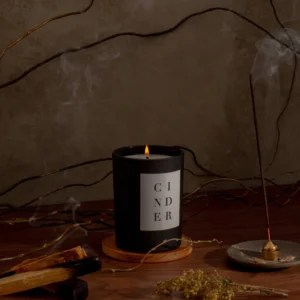 Cinder Noir 1-Knotowa Świeca